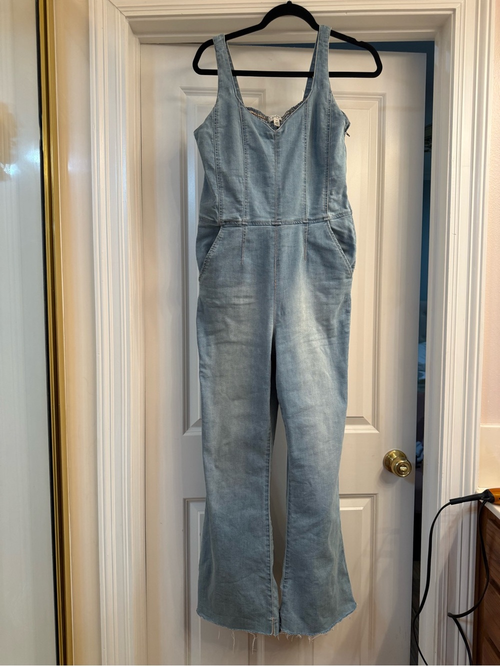 Jessica Simpson Light Blue Denim Jumpsuit